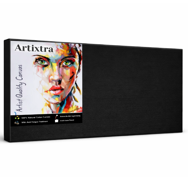 Alternative view of Black Canvas Panels